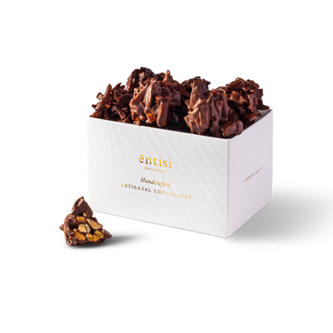 Sugar-free dark rochers with roasted slivered almonds