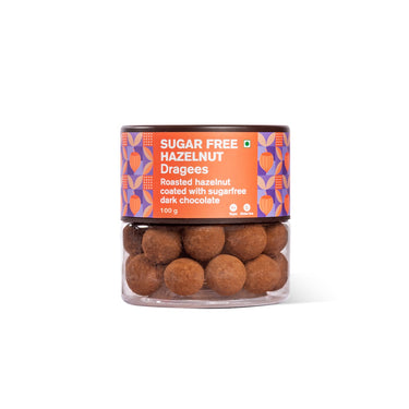 Sugar Free Dark Hazelnut Dragees Jar