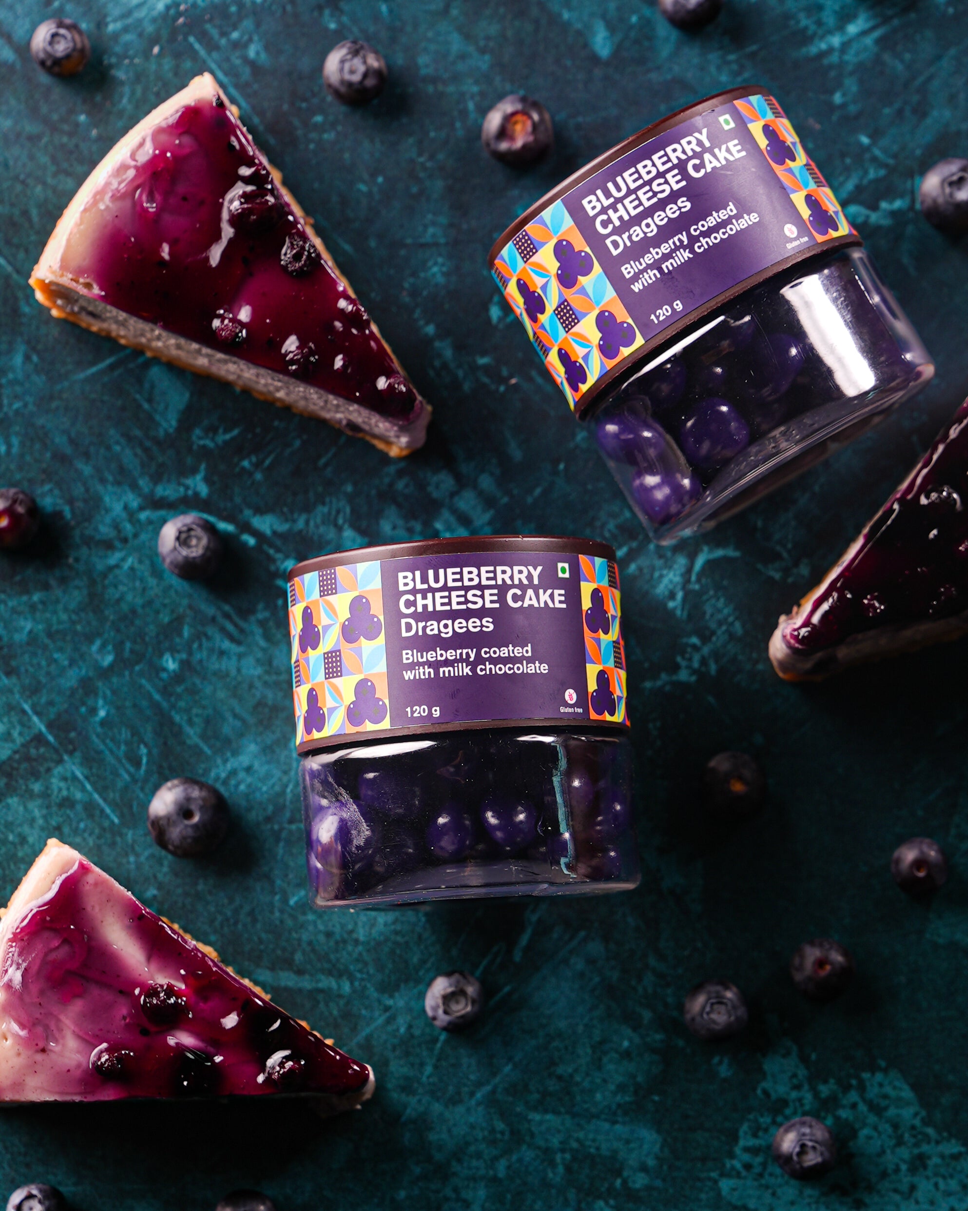 Entisi - Blueberry Cheesecake Dragees Jar