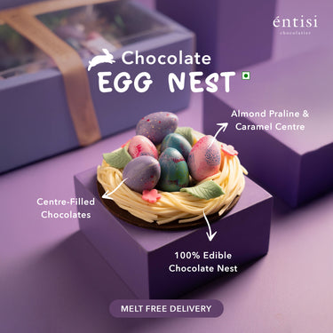 Easter Chocolate Egg Nest