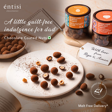 Sugar Free Dark Hazelnut Dragees Jar