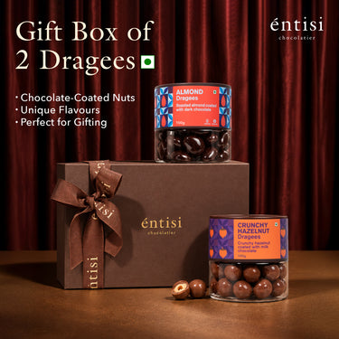 Gift Box of 2 Dragees Jars