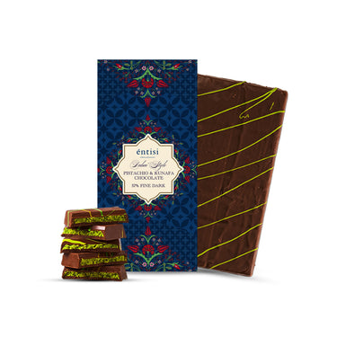 Dark Kunafa Chocolate Bar