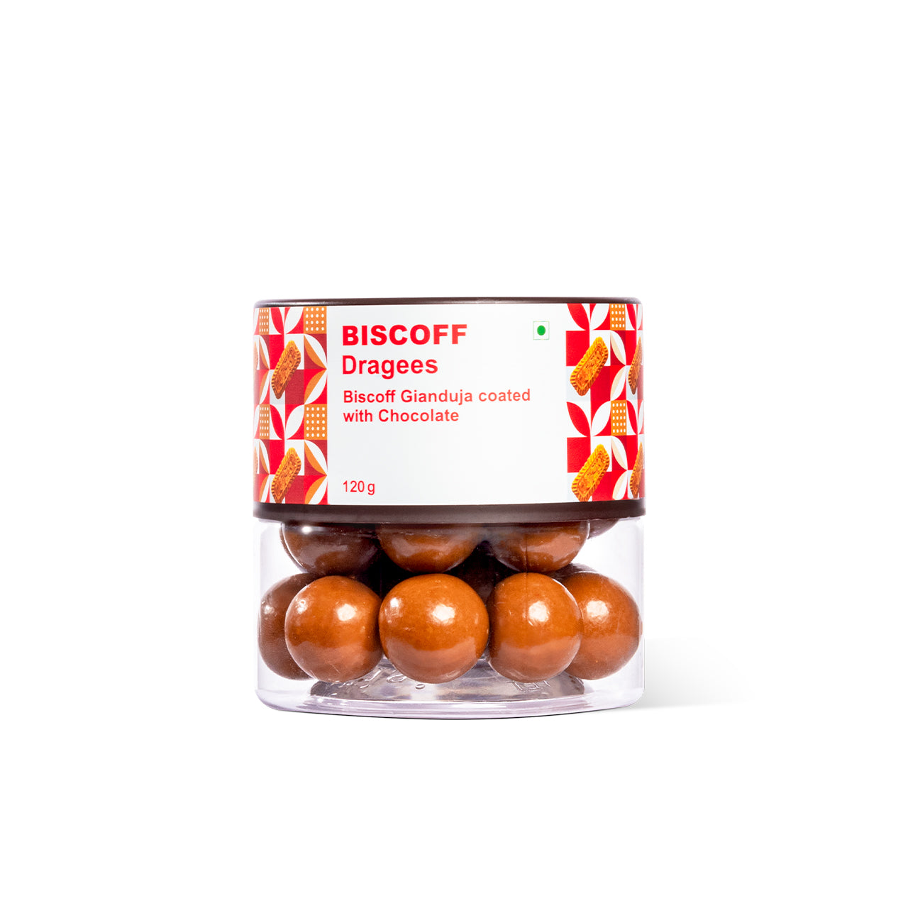 Chocolate Coated Biscoff Dragees Jar