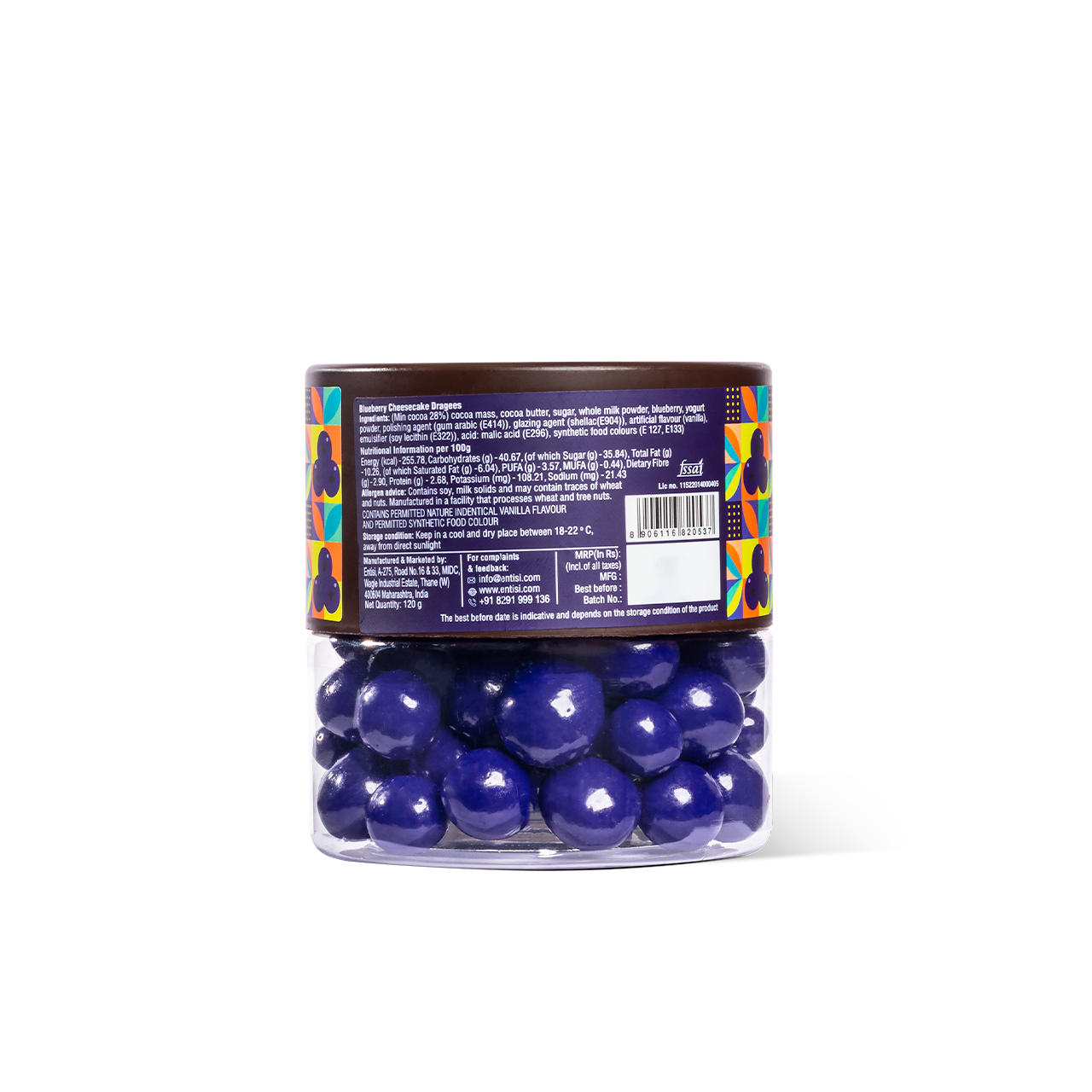 Entisi - Blueberry Cheesecake Dragees Jar