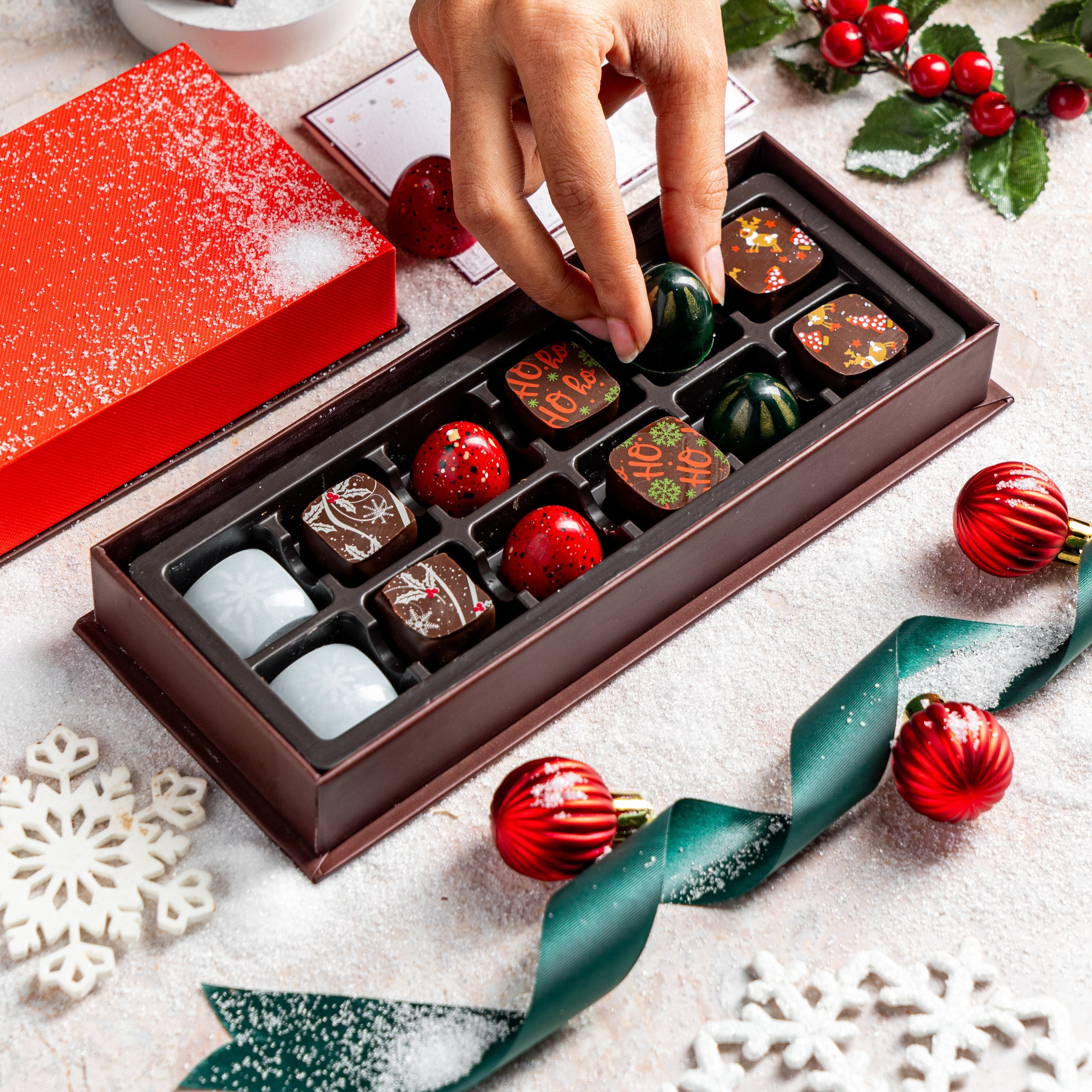 Entisi - Christmas bonbons box of 12