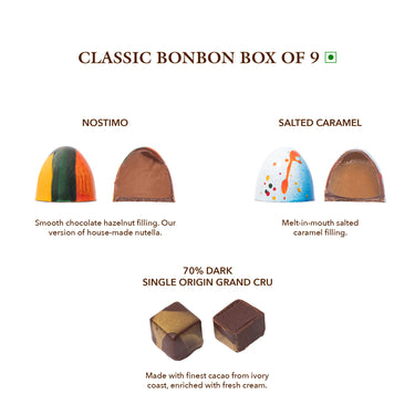 Classic Bonbon Box of 9