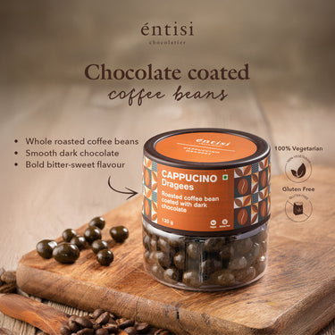 Coffee Beans Dragees Jar