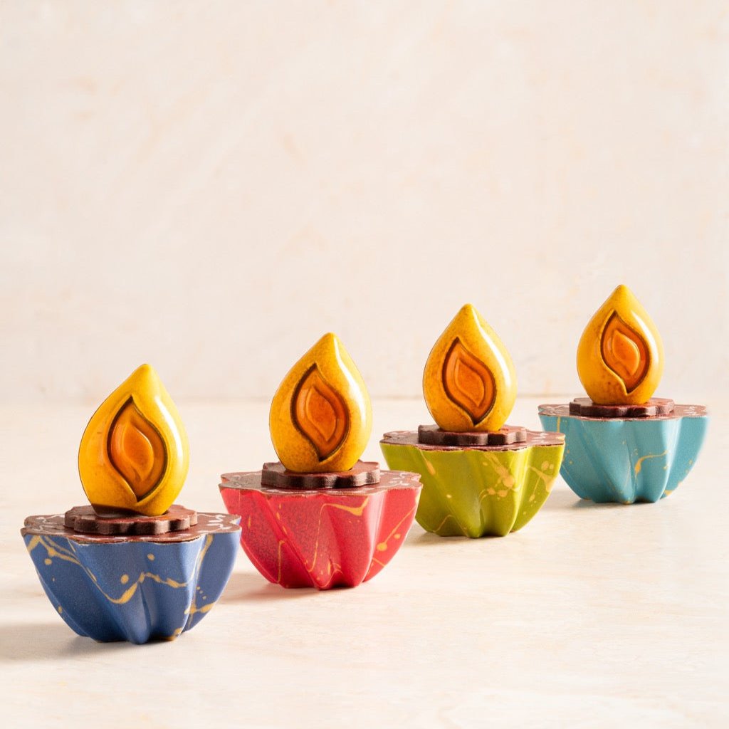 Box of 4 Chocolate Diyas