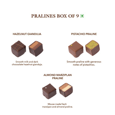 Pralines Box of 9