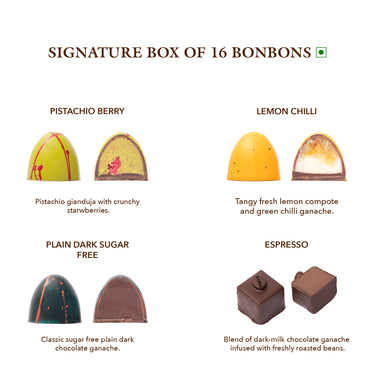 Signature Box of 16 Bonbons