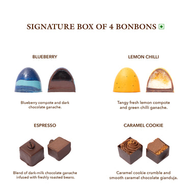 Signature Box of 4 Bonbons