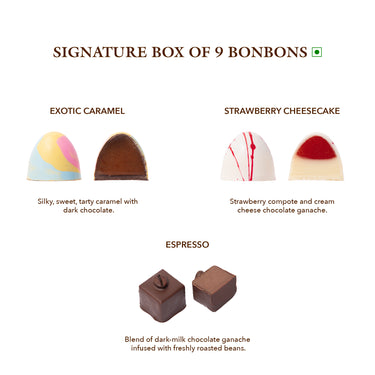 Signature Box of 9 Bonbons