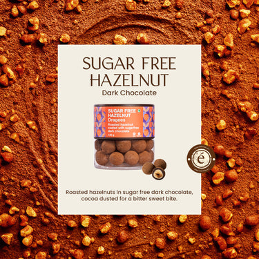 Sugar Free Dark Hazelnut Dragees Jar