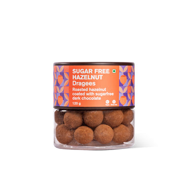 Sugar Free Dark Hazelnut Dragees Jar