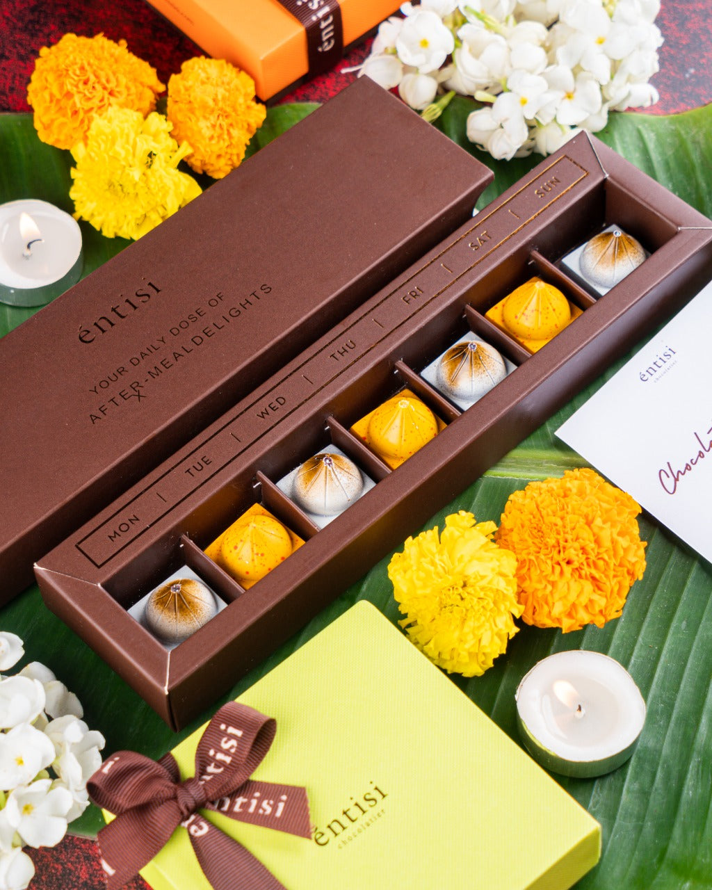 Entisi - Box of 7 Chocolate Modaks