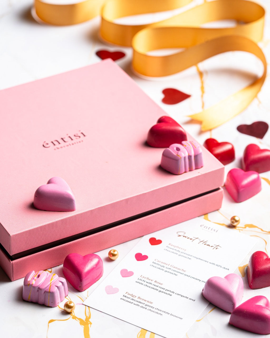 Entisi - Box of 16 Valentines Bonbons